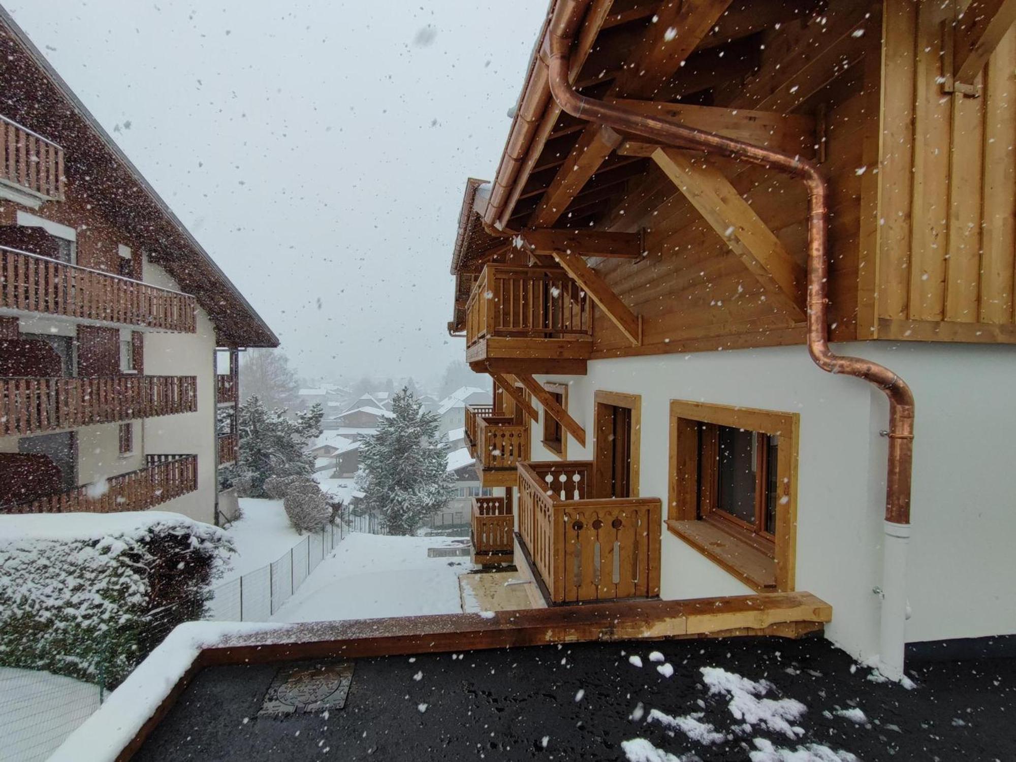 Appartement Familial Neuf Pres Du Village, 3 Chambres, Balcon Sud, Parking, Proche Ski-Bus, Samoens - Fr-1-642-80 Extérieur photo